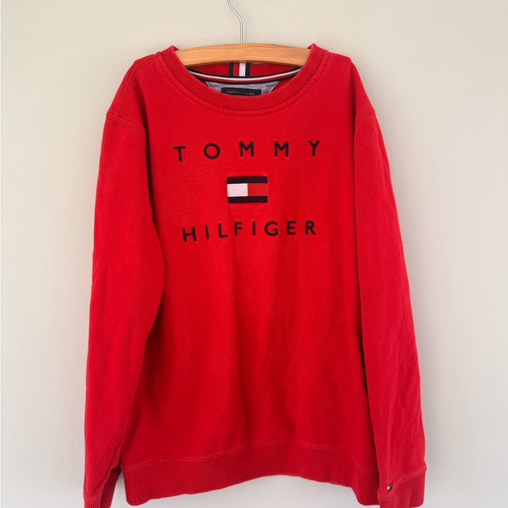 Tommy Hilfiger Red Kids Sweatshirt